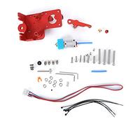 YUKOFE Extruder Kit Dual Gear Short Range Mounting Plate High Performance 3D Printer Parts Accessories for Ender 3 3S V2 CR10 Series Alumina Tool Steel PTFE