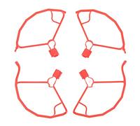 YUKOFE Propeller Blades Protection Guard Cover Anti Impact Drone Propeller Protector for Mini 3 Pro Outdoor Flying High Tenacity ABS Material 4 Pack 9.2cm Radius (Red)
