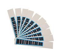 YUKOFE Violin Fingerboard Stickers Black Blue Beginner Friendly Note Guide for Learning Practice Protects Violin Surface 10 Pack (BC03 1/8 blue edge)