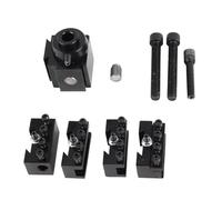 YUKOFE Wedge Tool Post Set for Mini Lathe 7x10 7x12 7x14 8x16 High Density Steel Quick Change Tool Holder for Accurate and Efficient Machining