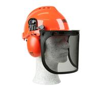 Yukon Chainsaw Safety Helmet with Protective Ear Muff and Mesh Visor (562412)