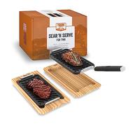 Yukon Glory™ SEAR 'N SERVE Set (BBQ Cast Iron Grill Pan Set)