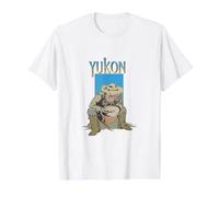Yukon Gold Panning Prospector Klondike Miner Old West Value Graphic T-Shirt, Men, White, L