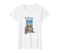 Yukon Gold Panning Prospector Klondike Miner Old West Value Graphic T-Shirt, Women, White, S
