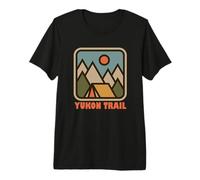 Yukon Trail Nature Vacation Backpacking Souvenir Premium T-Shirt