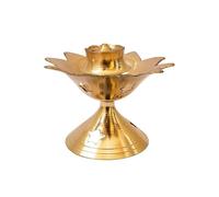 Yuktha Brass Incense Stick Holder Stand | Holder | Burner with Ash Catcher Agarbatti | Batti Stand | Plate | Dhup | Dhoop Best for Puja | Pooja Your Mandir Home & Office Decoration - Star Agarbatti.