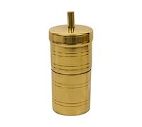 Yuktha Eternals Brass Filter Coffee Maker, Brass, South Indian Drip Sytle Decoction Liquid Maker, Coffee Filter Vessel, Utensil- Coffee FLITER (Small)