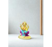 Yuktha Eternals God Ganesh Multi Color Idol for Car Dashboard | Home Decor | Gifting Showpiece.