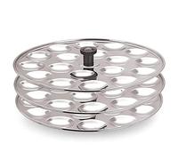Yuktha Eternals Idli Plate 54 Mini Idli 3 Plate Set, Non Stick Idly Plates Premium Idli Maker, Fits in All Idli Makers, Cookers