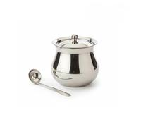 Yuktha Eternals Stainless Steel Marvel Ghee Pot With Spoon - 300ML