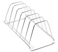 Yuktha Rasakraft Steeliness Steel Dish Rack Plate Stand For 6 Layer Table Stand, Plates Holder Kitchen, Kitchen Rack, Stainless (Pack of1)