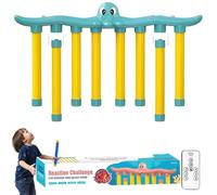 Yulabeear Catching Sticks Games, 2026 New Drop Sticks Game with 3 Adjustable Speed, Stick Drop Game, Hand Speed Challenge Games, Training Toy and Reaction game - Promotes Hand-Eye Coordination (Blue)