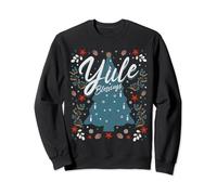 Yule Blessings Pagan Blessed Christmas Hibernal Solstice Sweatshirt