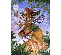 Yule Card - Guided by the Northern Lights by Briar