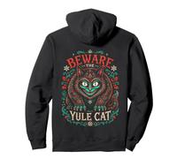 Yule Cat Beware The Yule Cat Icelandic Christmas Pullover Hoodie