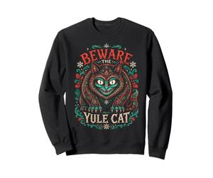Yule Cat Beware The Yule Cat Icelandic Christmas Sweatshirt