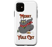 Yule Cat Icelandic Folklore Christmas Holiday Jolakotturinn Case for iPhone 11