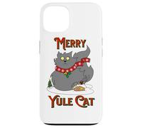 Yule Cat Icelandic Folklore Christmas Holiday Jolakotturinn Case for iPhone 13