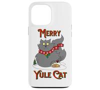 Yule Cat Icelandic Folklore Christmas Holiday Jolakotturinn Case for iPhone 13 Pro Max