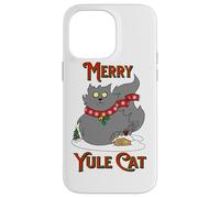 Yule Cat Icelandic Folklore Christmas Holiday Jolakotturinn Case for iPhone 14 Pro Max
