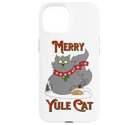Yule Cat Icelandic Folklore Christmas Holiday Jolakotturinn Case for iPhone 15