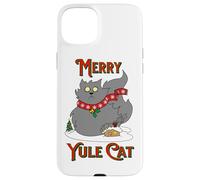 Yule Cat Icelandic Folklore Christmas Holiday Jolakotturinn Case for iPhone 15 Plus