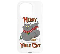 Yule Cat Icelandic Folklore Christmas Holiday Jolakotturinn Case for iPhone 15 Pro