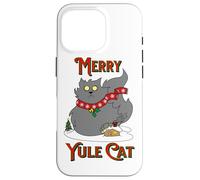 Yule Cat Icelandic Folklore Christmas Holiday Jolakotturinn Case for iPhone 16 Pro