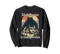 Yule Cat Jólakötturinn Icelandic Christmas cat Sweatshirt