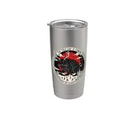 Yule Cat Pagan Christmas Tarot Dark Folklore Yule Decoration Stainless Steel Insulated Tumbler