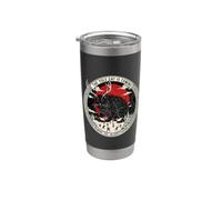 Yule Cat Pagan Christmas Tarot Dark Folklore Yule Decoration Stainless Steel Insulated Tumbler