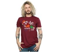 Yule Crack Up T-Shirt National Lampoon's Christmas Vacation Burgundy L