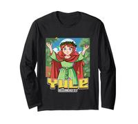 Yule December 21st Connect with Nature's Cycles Long Sleeve T-Shirt