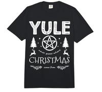 Yule Never Guess Where Christmas Came from Funny Pagan Comfort Colors Adult Heavyweight T-Shirt