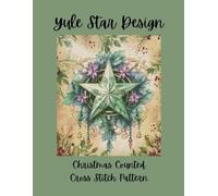 Yule Star Design: Christmas Counted Cross Stitch Pattern