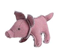 YULEESIYIP DOG TOY CUTE RED PIG SHAPE TEETH GRINDING MOLAR CHEWING INTERACTIVE TRAINING TOY DOGS