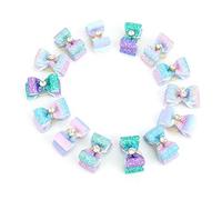 YULEESIYIP Pet Gradient Ramp Hair Bowknot Bows Grooming Accessories for Cat Medium Small Dog Halloween Costumes Cute Pet Hair Bows