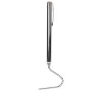 YULEESIYIP STAINLESS STEEL EXTENSIBLE SNAKE HOOK FOR HANDLING SMALL SNAKE CATCHING AND MOVING WILD REPTILES 27IN