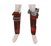 Yulefly Bounty Hunter Cosplay Costume Accessory Samurai Cosplay Men's Weapons Leg Guards Halloween Carnival M