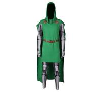 Yulefly Doom Cosplay Costume Fantastic Superhero Costume Men's Outfit Halloween Carnival Costume M