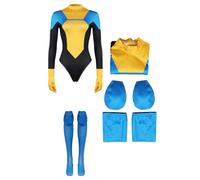Yulefly Invincible Cosplay Costume Terra Grayson Costume Invincible Costume Women's Jumpsuit Halloween Carnival XS