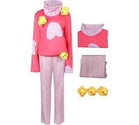 Yulefly Lucifer Costume Hazbin Hotel Cosplay Lucifer Pyjamas Ducks Sleepwear Halloween Carnival S