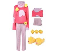 Yulefly Lucifer Costume Hazbin Hotel Cosplay Lucifer Pyjamas Ducks Sleepwear Halloween Carnival S