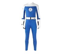 Yulefly Torch Costume Superhero Jumpsuit Jonathan Storm Cosplay Fantastic Combat Suit Halloween Carnival L