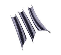 YULEGUDI Interior Door Handle 3pcs/Set Carbon Fiber Style ABS Car Interior Door Pull Handle Cover Trim Left Hand Drive for X5 E70 X6 E71 E72 2009 2010 2011