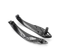 YULEGUDI Interior Door Handle Carbon Black Beige Left Right Interior Door Handle Cover Trim Set for 3 4 Series M3 M4 F30 F31 F34 F36 F32 F33 F80 F82 F83(Carbon Front Set)
