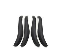 YULEGUDI Interior Door Handle Upgraded Left Right Pull Handle Outer Cover Replacement for 5 Series G30 G31 M5 F90 2018 2019 2020 2021 2022 2023(Black 4pcs Set)