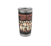 Yuletide 1776 Founding Fathers Baseball Christmas Holiday Stainless Steel Insulated Tumbler