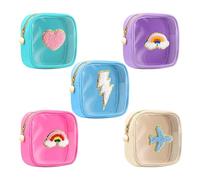 Yuletide Makeup Case - Compact Zippered Toiletry Holders, Christmas Themed Cosmetic Bags, Beauty Pouch Collection with Practical Daily, Multi Use Storage for Lipstick, Foundation, Jewelry, Shampoo