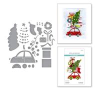 Yuletide Ride Etched Dies from The Wonderland Collection